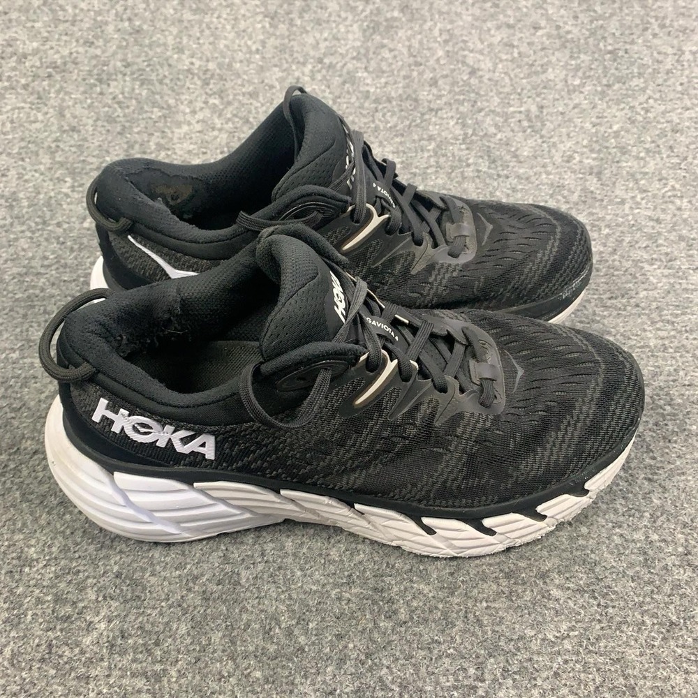 Hoka One One Gaviota 4 Shoes Mens Size 9 Black Running Sneakers Cushioned